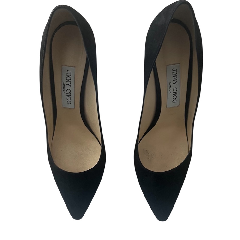 JIMMY CHOO Romy 85 Suede Pumps - Picture 4 of 8